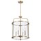 Nuvo Yorktown 4-Light Pendant - Burnished Brass Finish - Clear Glass 60/7936 - alternate 1